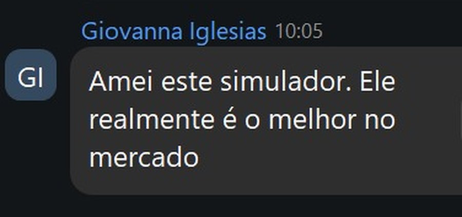 Depoimento de Giovanna Iglesias sobre o SGCALC